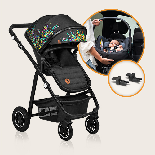 lionelo Amber 2 w 1 Dreamin — Wózek wielofunkcyjny